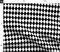 Diamonds Black White Small Diamond Check Geometric Custom Printed Fabric by Spoonflower Various Fabrics by the Yard or Fat Quarter